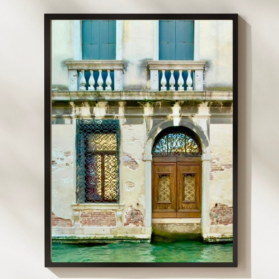 Venice Canal Palazzo — Travel Photography Art Print