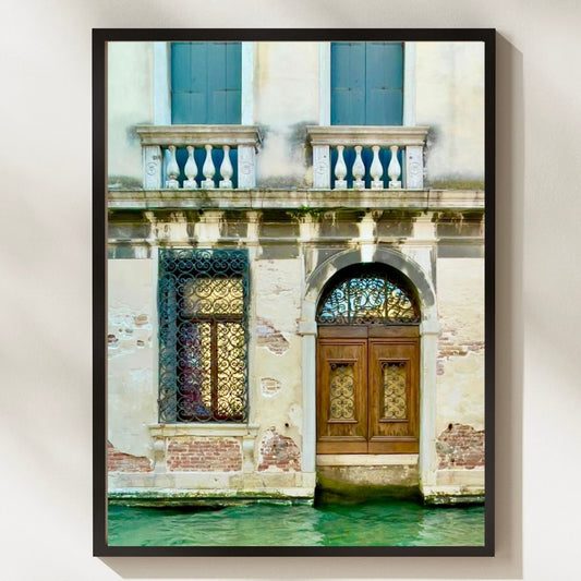 Venice Canal Palazzo — Travel Photography Art Print
