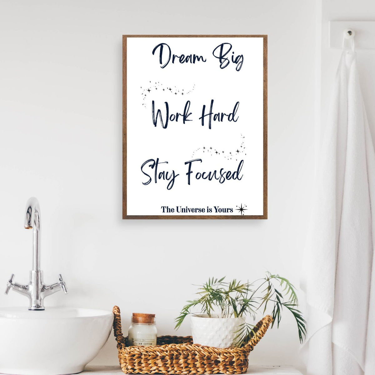 Dream Big — Inspirational Wall Art Print