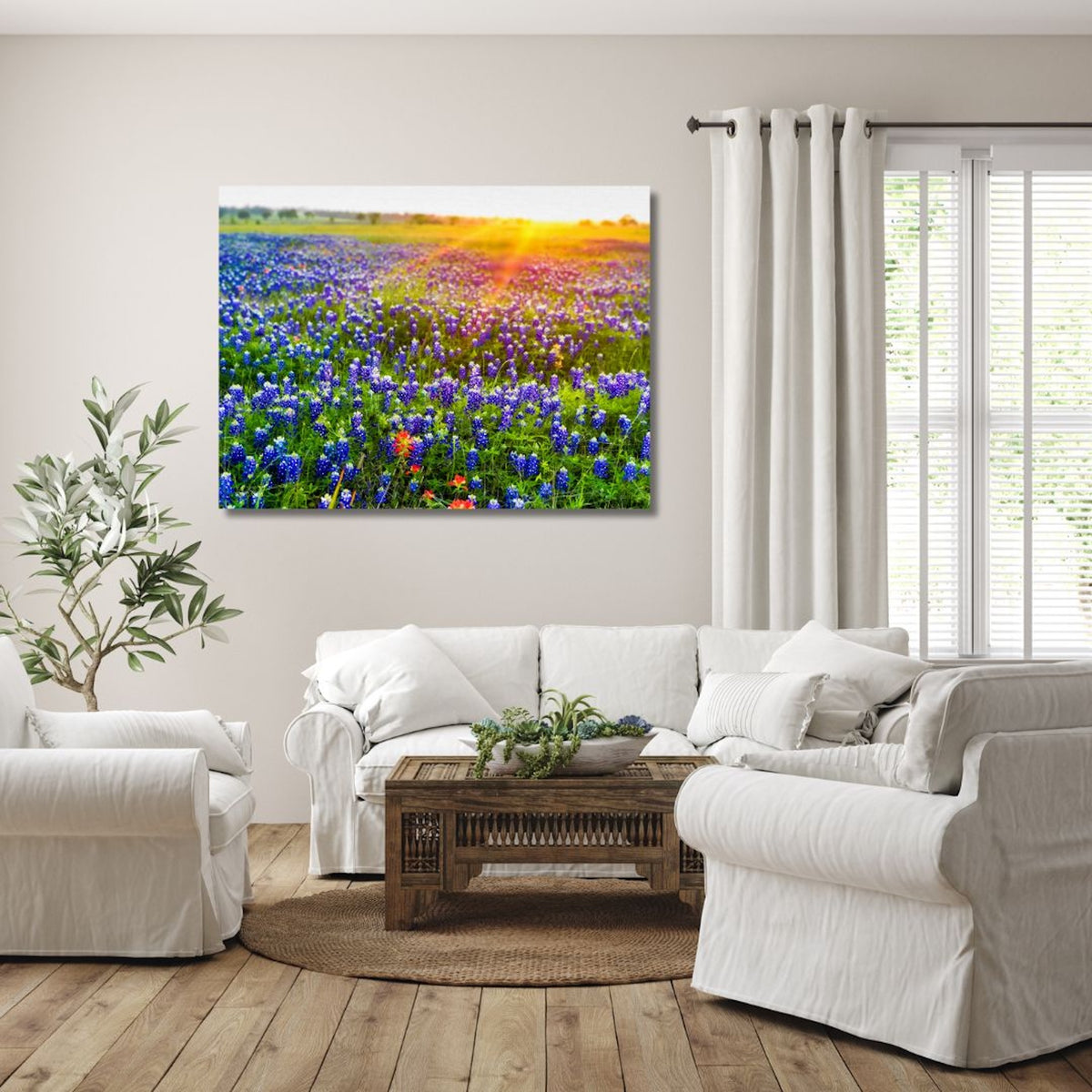 Bluebonnet Sunrise — Texas Wildflower Fine Art Photography Print