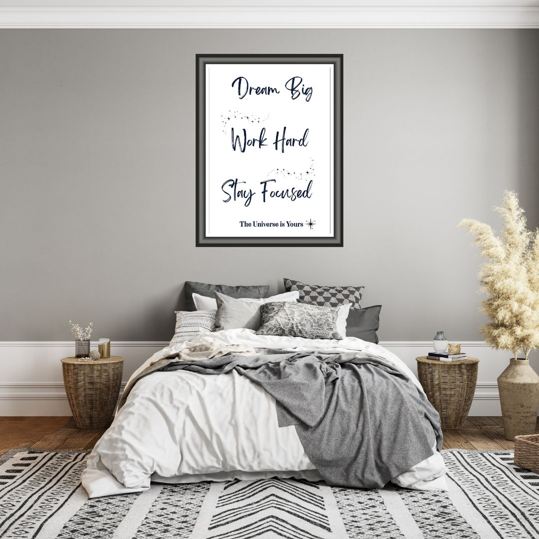 Dream Big — Inspirational Wall Art Print