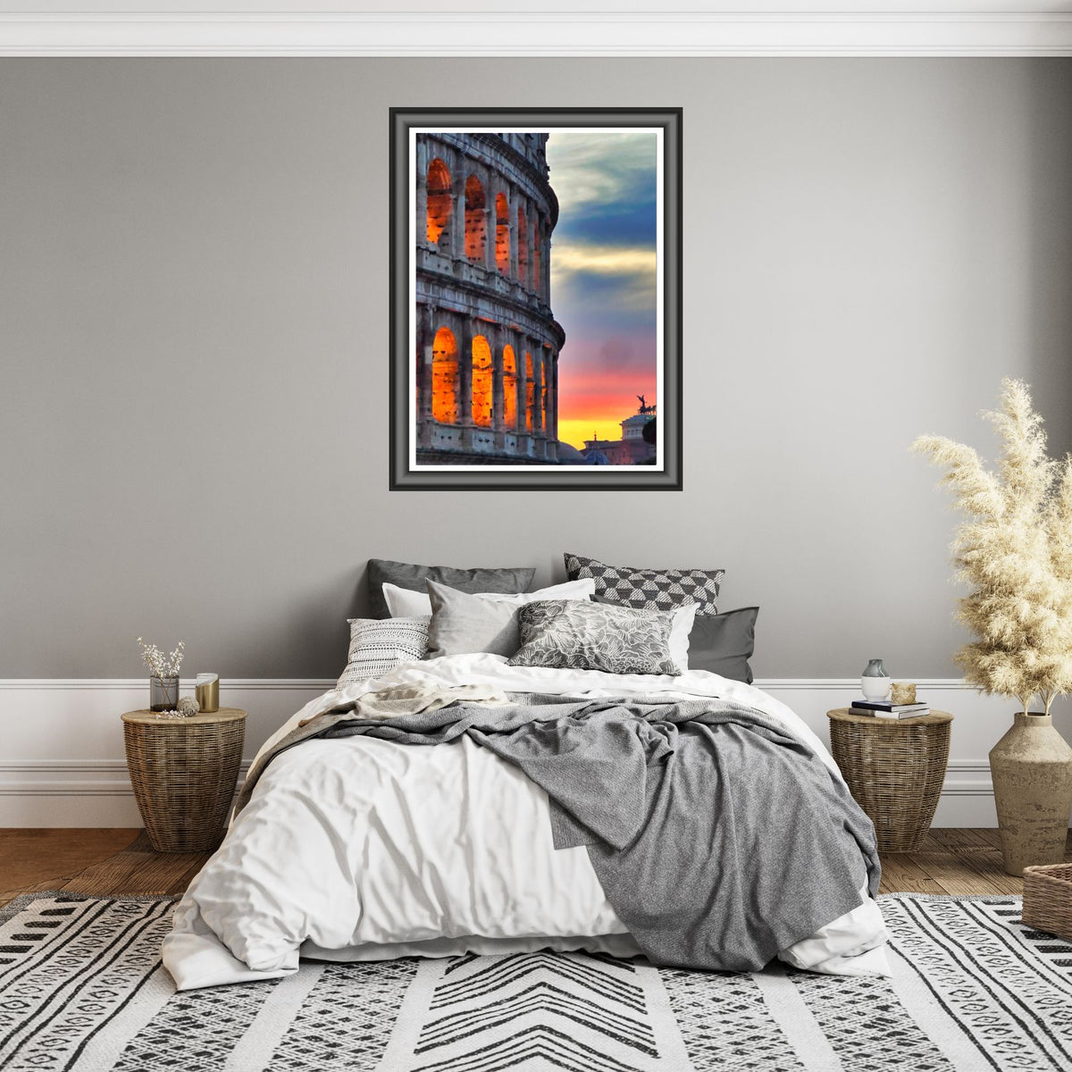 Colosseum at Sunset — Rome Italy Fine Art Photography Print Digital Download