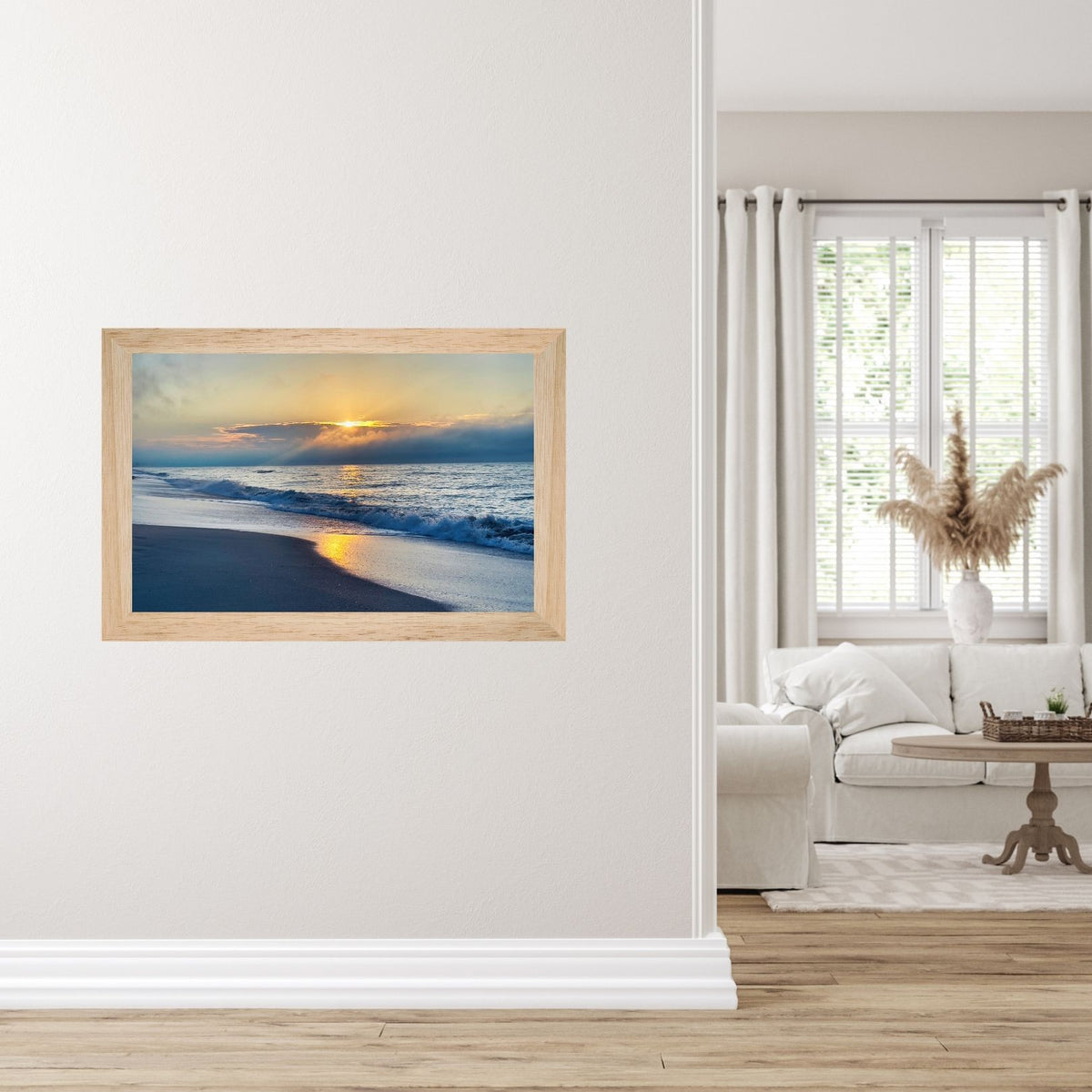 Golden Hour Shore — Coastal Fine Art Photography Print