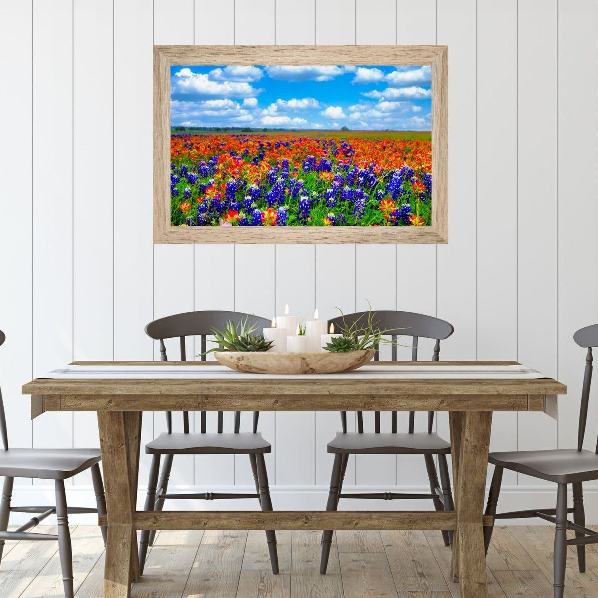 Field of Dreams — Texas Bluebonnet & Indian Paintbrush Fine Art Photography Print