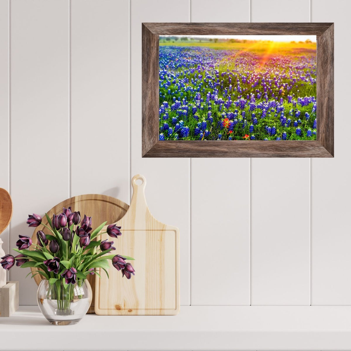 Bluebonnet Sunrise — Texas Wildflower Fine Art Photography Print