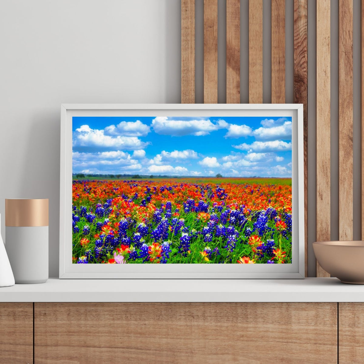 Field of Dreams — Texas Bluebonnet & Indian Paintbrush Fine Art Photography Print