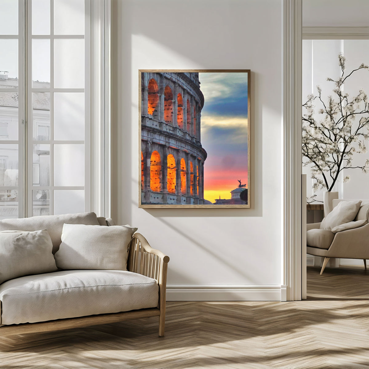 Colosseum at Sunset — Rome Italy Fine Art Photography Print Digital Download