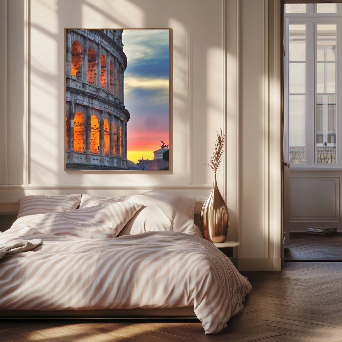 Colosseum at Sunset — Rome Italy Fine Art Photography Print Digital Download